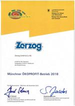 Zerzog Münchener Ökoprofit® Betrieb